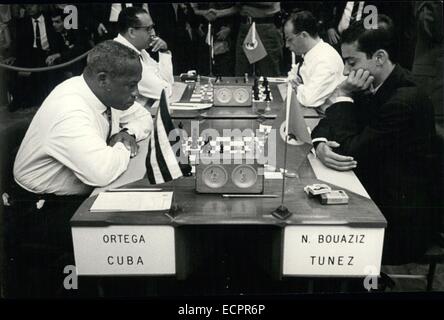 The US and Cuba announced an agreement between the two countries that will be a first step toward normalizing relations. PICTURED: Nov. 11, 1966 - Havana, Cuba - The XVII World Chess Olympics. © Keystone Pictures USA/ZUMAPRESS.com/Alamy Live News Stock Photo