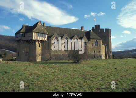 Stokesay Castle, Shropshire england Stock Photo