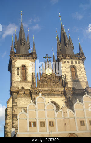 A variety of views in and around old & new Prague showing the picturesque and historical aspects of the ancient city. Stock Photo