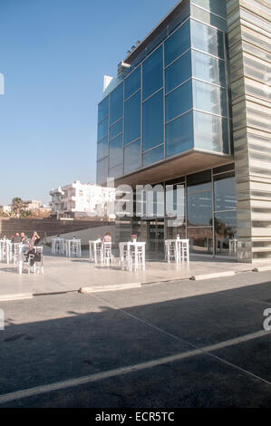 The Peres Center for Peace, on the Jaffa shoreline, Israel Stock Photo