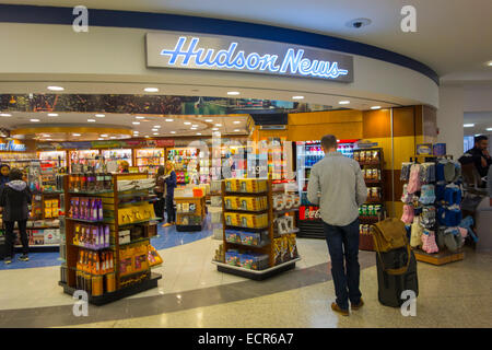 souvenir shop at JFK airport NYC Stock Photo