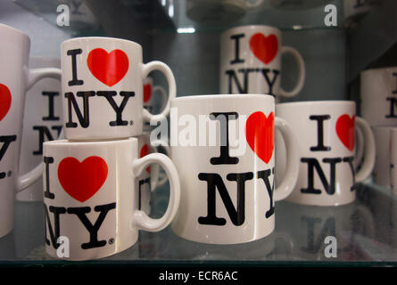 souvenir shop at JFK airport NYC Stock Photo