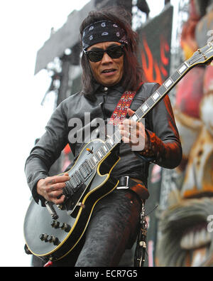 Buckcherry perform on The Main Stage on day 3 of Download at Donnington ...