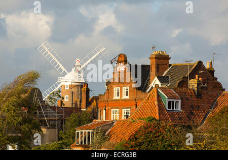 The windmill in Cley, Norfolk, UK. Stock Photo