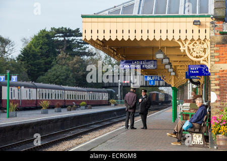 The North Norfolk Railway at Sheringham, Norfolk, UK. Stock Photo