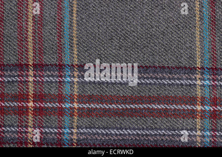 Checkered texture of jeans with the bound pattern. Stock Photo