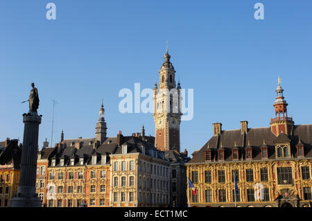 Place du General de Gaulle, Lille, Nord-Pas de Calais, France, Europe Stock Photo