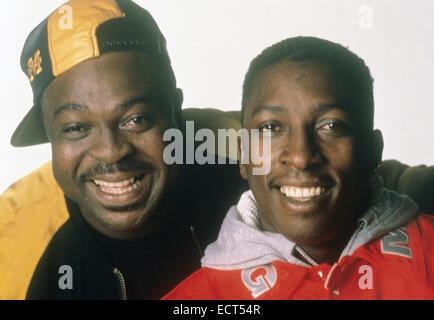CHAKA DEMUS & PLIERS Promotional photo of Jamaican reggae duo about  1993 with Chaka at left Stock Photo