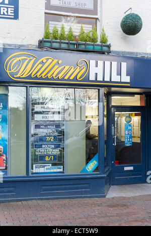 William Hill betting shop in Salisbury Wiltshire Stock Photo