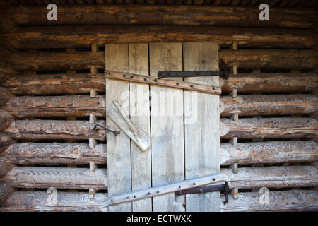 door, sauna, country house, rautavesi lake, vammala village, finland, europe Stock Photo