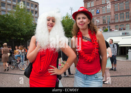 feminist event, tampere, finland, europe Stock Photo