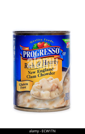 Progresso Rich & Hearty New England Clam Chowder Stock Photo