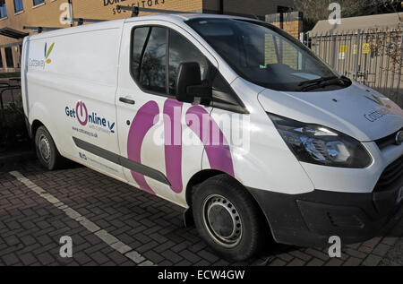 Cottsway Housing Association Van, Witney, West Oxfordshire, England, UK Stock Photo