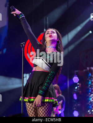 Chicago, Illinois, USA. 17th Dec, 2014. Singer CHARLI XCX performs onstage during 103.5 KISS FM's Jingle Ball 2014 at Allstate Arena in Chicago, Illinois © Daniel DeSlover/ZUMA Wire/Alamy Live News Stock Photo