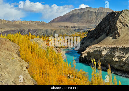 Beuty of Leh. Somewhere from Leh to Pangong lake Stock Photo