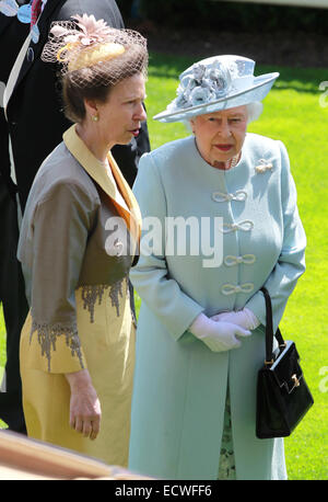 Ascot, United Kingdom, Princess Anne Mountbatten-Windsor Stock Photo ...