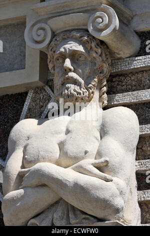 Villa d'Este in Tivoli, Italy Stock Photo