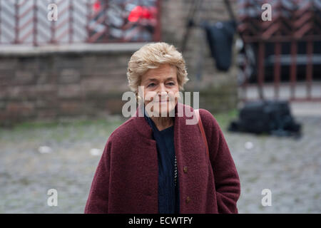 Italy, 20th Dec, 2014. Funeral of the Italian actress Virna Lisi who died at aged 78. Credit:  Luca Prizia/Pacific Press/Alamy Live News Stock Photo