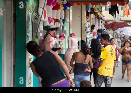 Street Scene, La Libertad, Ecuador Stock Photo