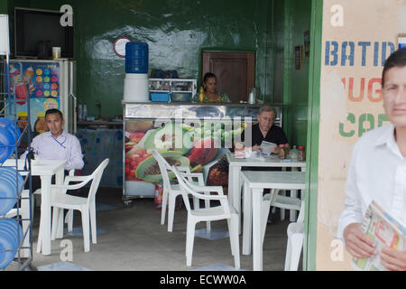 Street Scene, La Libertad, Ecuador Stock Photo