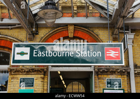 Eastbourne railway Station, UK Stock Photo - Alamy