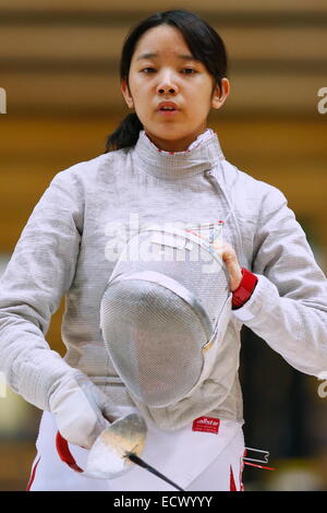 Ota-City General Gymnasium, Tokyo, Japan. 14th Dec, 2014. Ayaka Mukae, The 67th All Japan Fencing Championship, Women's Sabre. Credit:  AFLO SPORT/Alamy Live News Stock Photo