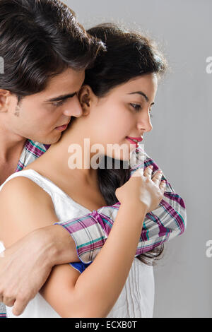 indian Beautiful Couple romance Stock Photo - Alamy