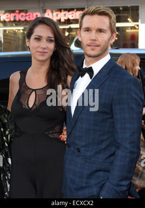 Final season premiere of HBO's 'True Blood' - Arrivals  Featuring: Ryan Kwanten,Guest Where: Los Angeles, California, United States When: 17 Jun 2014 Stock Photo