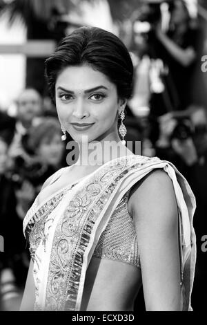 CANNES, FRANCE - MAY 13: Actress Deepika Padukone attends the premiere of 'On Tour' during the 63rd Cannes Film Festival on May Stock Photo