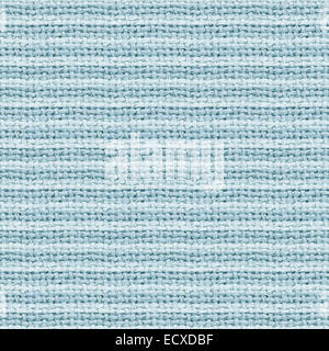 blue burlap texture digital paper with stripes - tileable, seamless pattern Stock Photo