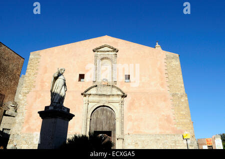 Chiesa San Giuliano Church, Erice, Sicily, Italy, Europe Stock Photo
