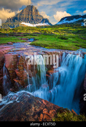 Logan Pass in Glacier National Park, located in the U.S. state of Montana. Stock Photo