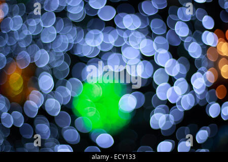 defocused bokey of lights Stock Photo