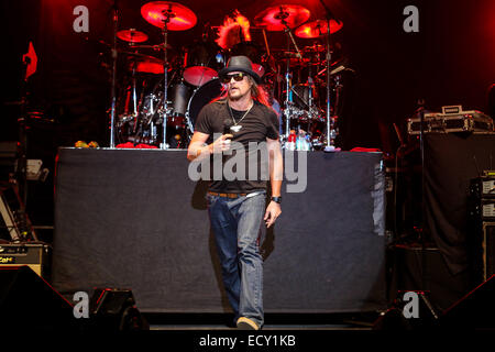 KID ROCK performs on Day 2 as part of the 4th Annual Carolina Rebellion Festival in Charlotte, North Carolina.  The festival took place in the parking lot of the Charlotte Motor Speedway. Stock Photo