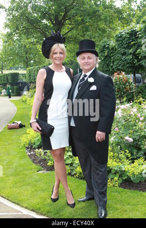 2014 Royal Ascot - Atmosphere and Celebrity Sightings - Day 3 - Ladies Day/Gold Cup Day  Featuring: David Emanuel Where: Ascot, United Kingdom When: 19 Jun 2014 Stock Photo