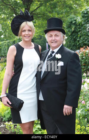 2014 Royal Ascot - Atmosphere and Celebrity Sightings - Day 3 - Ladies Day/Gold Cup Day  Featuring: David Emanuel Where: Ascot, United Kingdom When: 19 Jun 2014 Stock Photo