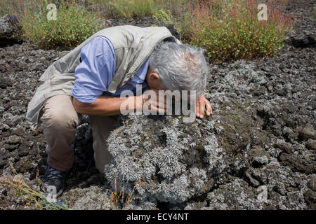 Giuseppe Mastrolorenzo, volcanologist with the Osservatorio Vesuviano ...