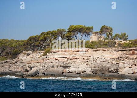 Coastal view near Cala D'Or, Mallorca; Spain Stock Photo