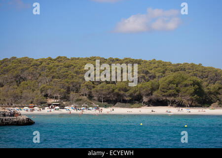 Coastal view near Cala D'Or, Mallorca, Spain Stock Photo