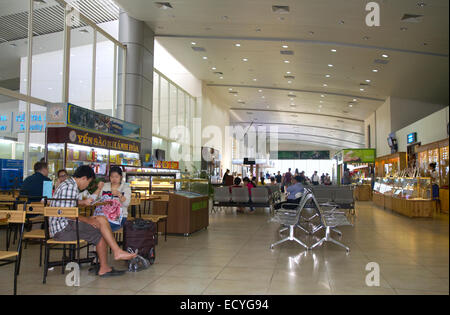 Interior terminal at the Cam Ranh International Airport, Cam Ranh, Vietnam. Stock Photo