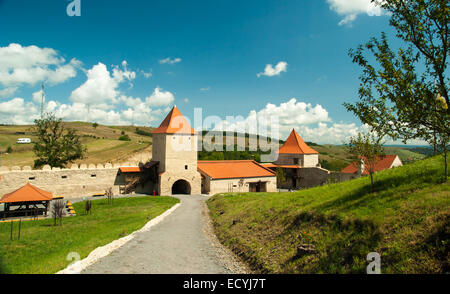 Medieval Fortress Of Rupea, Brasov, Transylvania, Romania Stock Photo