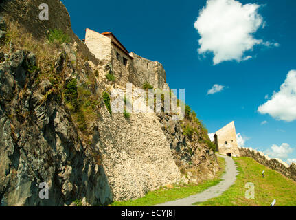 Medieval Fortress Of Rupea, Brasov, Transylvania, Romania Stock Photo