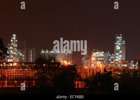 landscape of oil  refinery factory Stock Photo