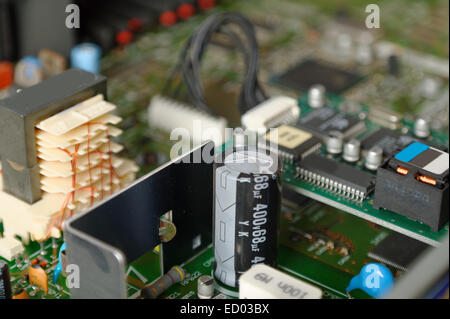 power supply in electronic device Stock Photo