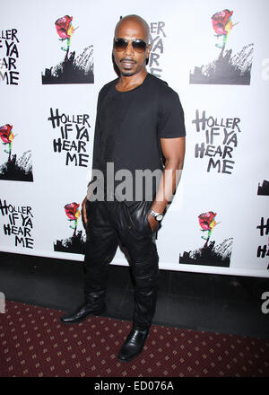 Holler If Ya Hear Me opening night at the Palace Theatre - Arrivals.  Featuring: Guest Where: New York, New York, United States When: 20 Jun 2014 Stock Photo