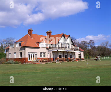 Club house at Ormskirk Golf Club, Ormskirk, Lancashire, England, United Kingdom Stock Photo