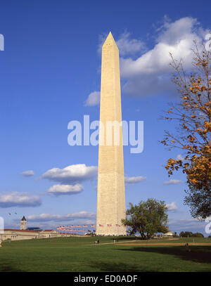 Washington Monument, National Mall, Washington DC, United States of America Stock Photo