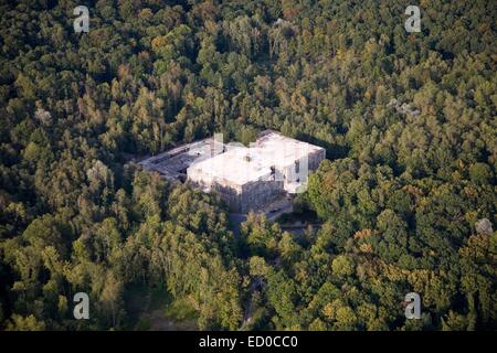 France Pas de Calais Eperlecques Eperlecques bunker base building and launching rockets V1 and V2 during the Second World War Stock Photo