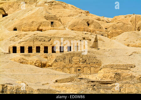 Egypt, Nile Valley, Luxor area, Thebes, Valley of the Nobles Stock Photo