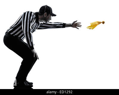 Referee: Pulling Penalty Flag from Pocket Stock Image - Image of uniform,  official: 48562545